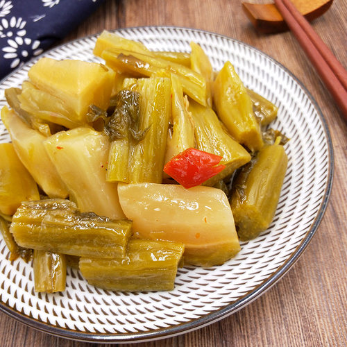 农家腌制温岭菜蒂头泡菜下饭菜