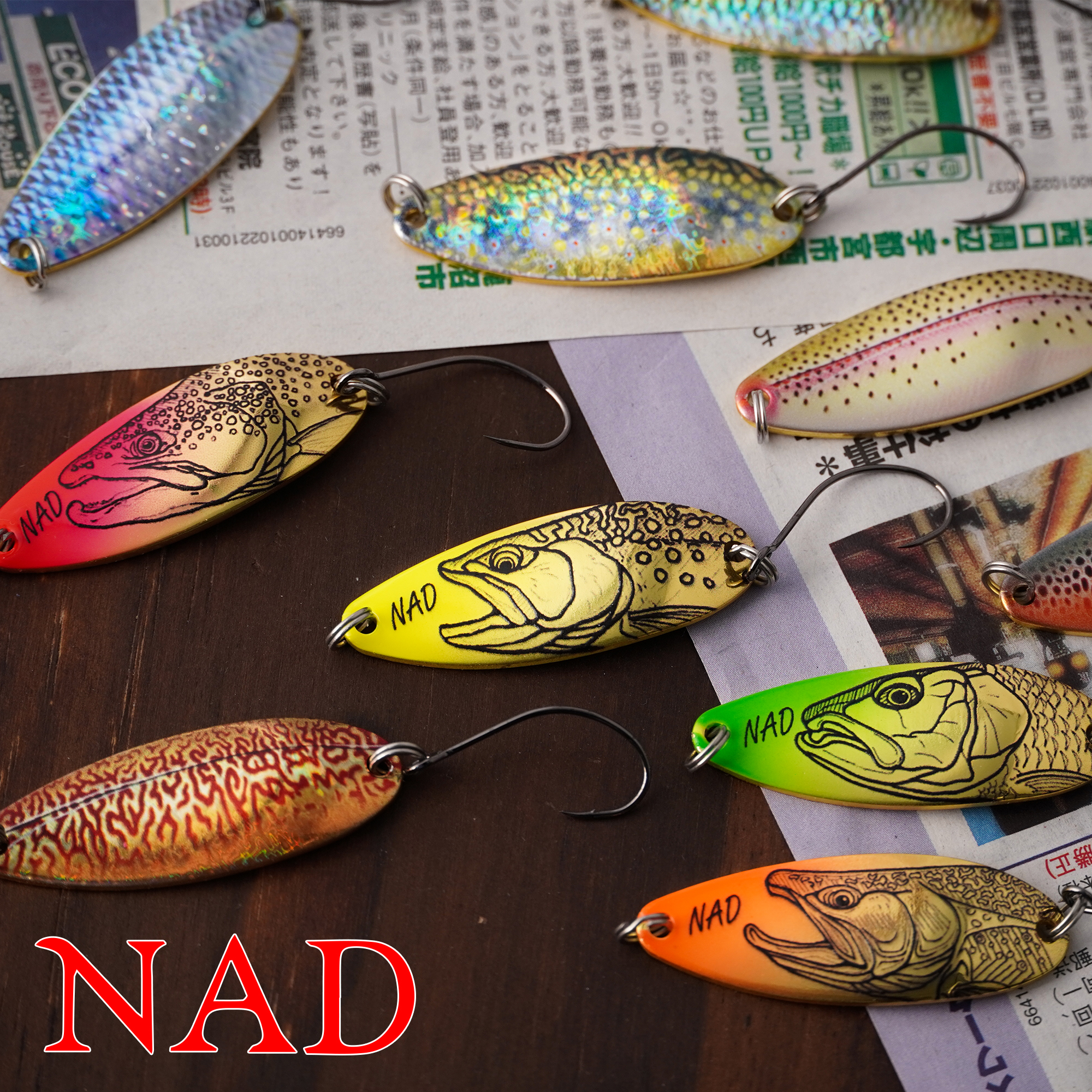 tk日本进口路亚假饵微物溪流亮片