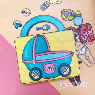 照顾宝宝安静书diy女孩过家家忙碌书儿童益智手工亲子桌益智玩具