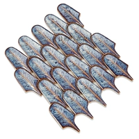 Jia du Peacock Перо перьев ручной кирпичной мозаичной печи магазин смены