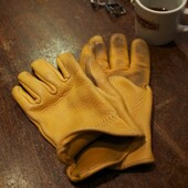 美国制造Sullivan手工真麋鹿皮加厚保暖机车凯旋哈雷摩托手套男女