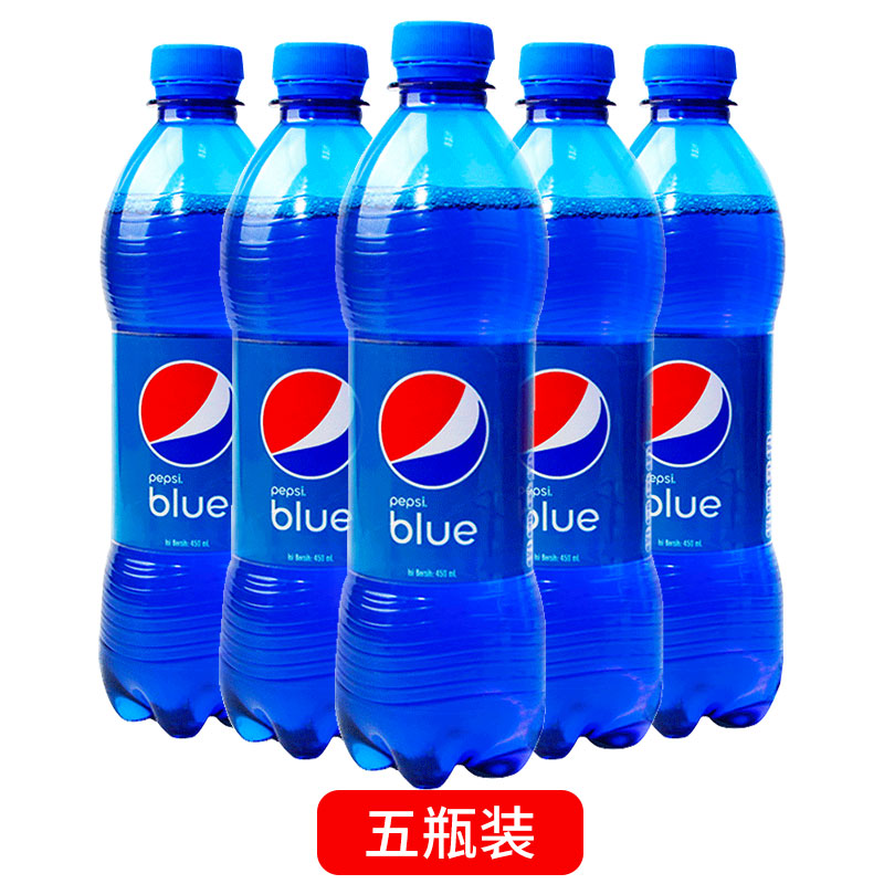 °ÍÀ嵺½ø¿Ú°ÙÊÀÀ¶É«¿ÉÀÖ̼ËáÒûÁÏÆûË®450ml*5Æ¿×°Íøºì¿ÉÀÖ÷×Óζ