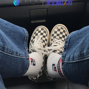 低帮棋盘格帆布鞋 范斯VANS 款 安纳海姆经典 VN0A38ENOAK Authentic