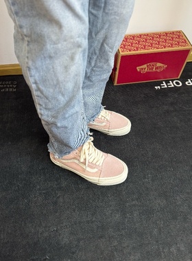 VANS/范斯 MTE Old School 浅粉色休闲耐磨低帮板鞋 VN000CY2LTP