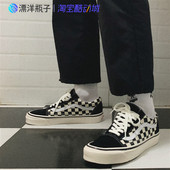 OLD SKOOL DX安纳海姆黑白棋盘格低帮帆布鞋 VANS 板鞋 VN0A38G2OAK