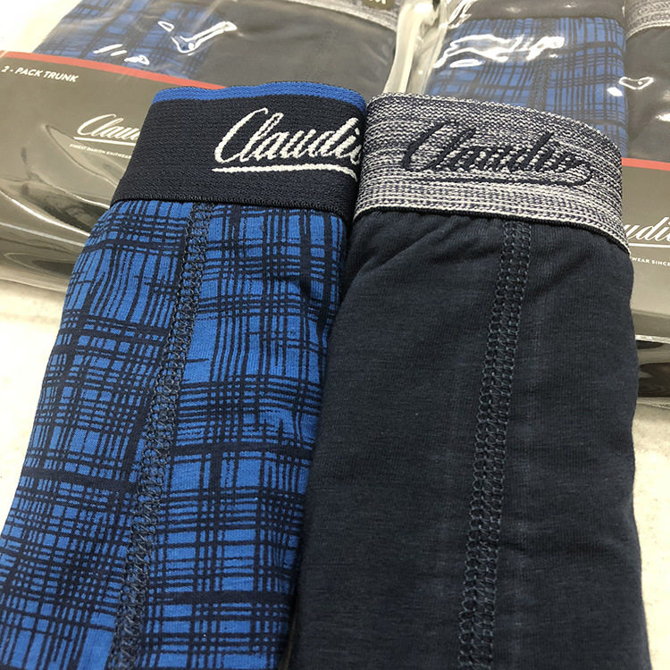 130克朗外贸欧美纯棉四角裤男款2条装中腰个性舒适简约平脚内裤,女士内衣/男士内衣/家居服,男平角内裤,淘宝优惠券,粉丝福利购,淘宝优惠卷