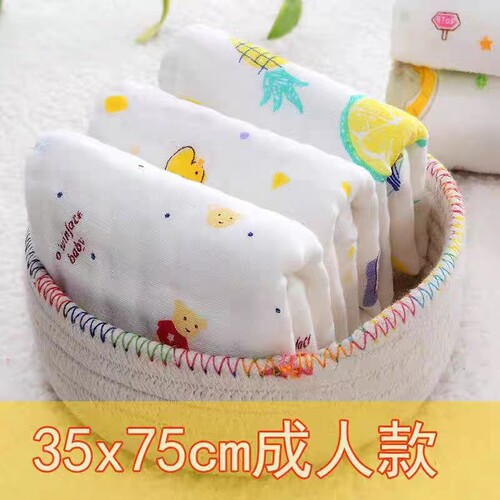 成人优质六层柔软舒适毛巾吸水快
