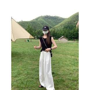 风阔腿裤 50天丝清爽透气高品质雅痞工装 非常舒服好穿 大小姐77