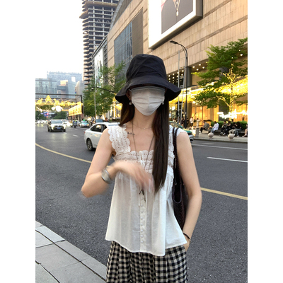大小姐77蕾丝吊带蕾丝小背心