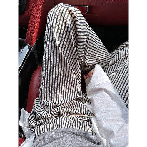 通勤大小姐77长裤条纹裤