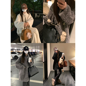大小姐77 口碑升级100绵羊毛怒推保暖版 型超好皮毛一体外套大衣