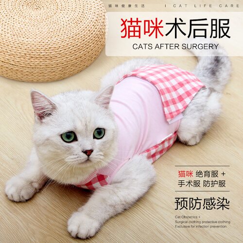 道顿猫咪绝育术后服防舔舐生理服