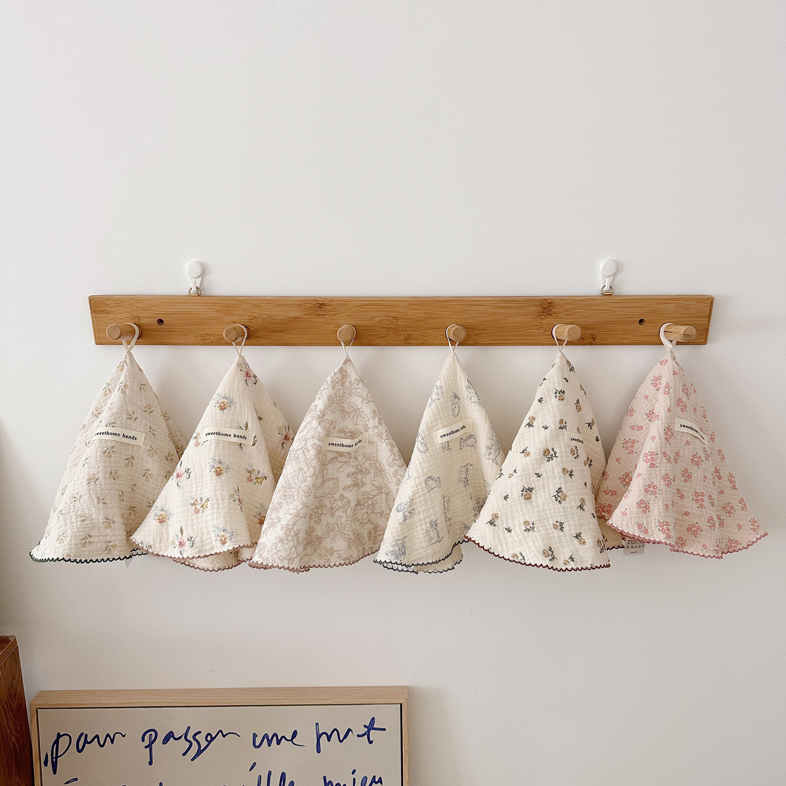 儿童纱布巾A类纯棉可挂式擦手巾