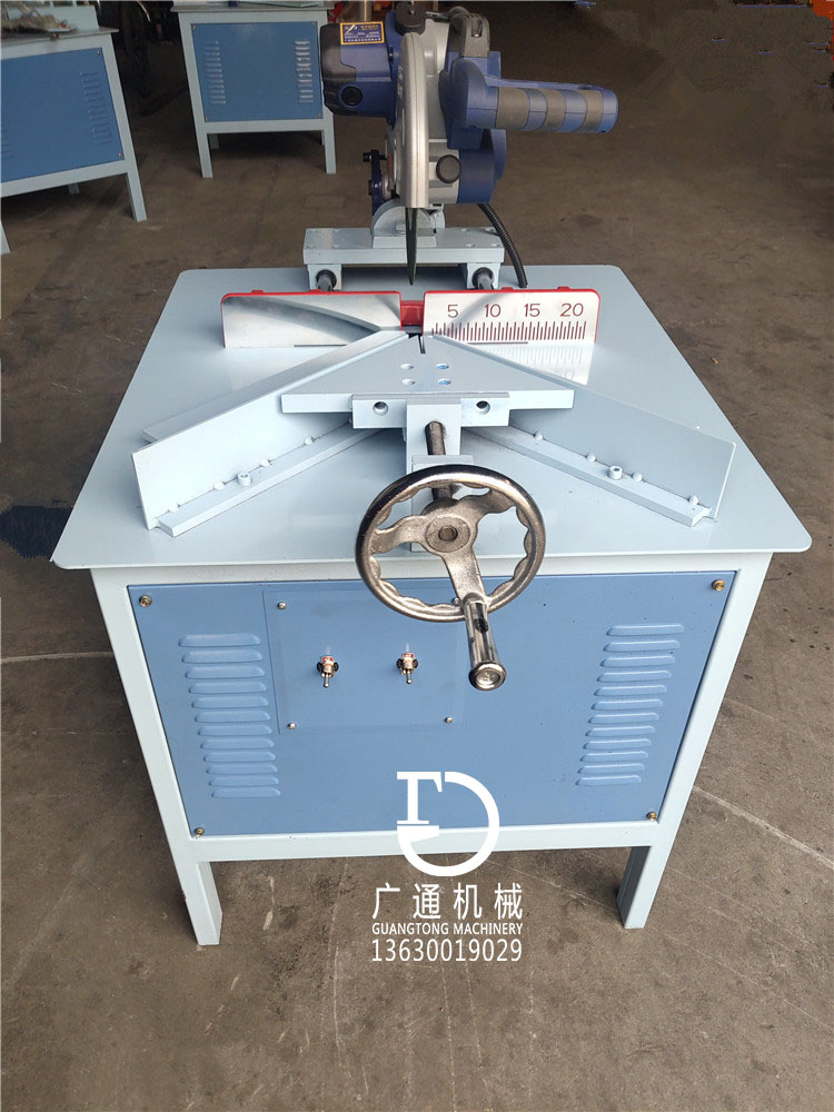 申宝机械 U型槽边料45度切角机 多功能90度边框切割机 厂家直供价