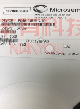 microsemi美高森美原装PD69104B1ILQ-TR 电源开关IC集成芯片QFN48