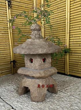石灯笼日式庭院石灯户外景观
