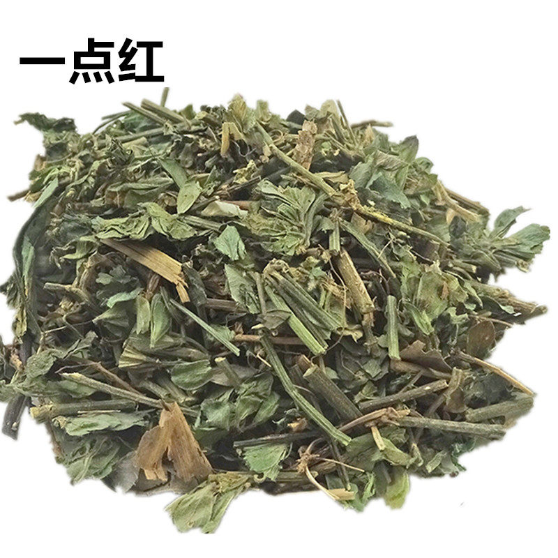 一点红 中药材 天然纯新货 一点红 羊蹄草红背叶马蹄草 500克包邮 - 封面