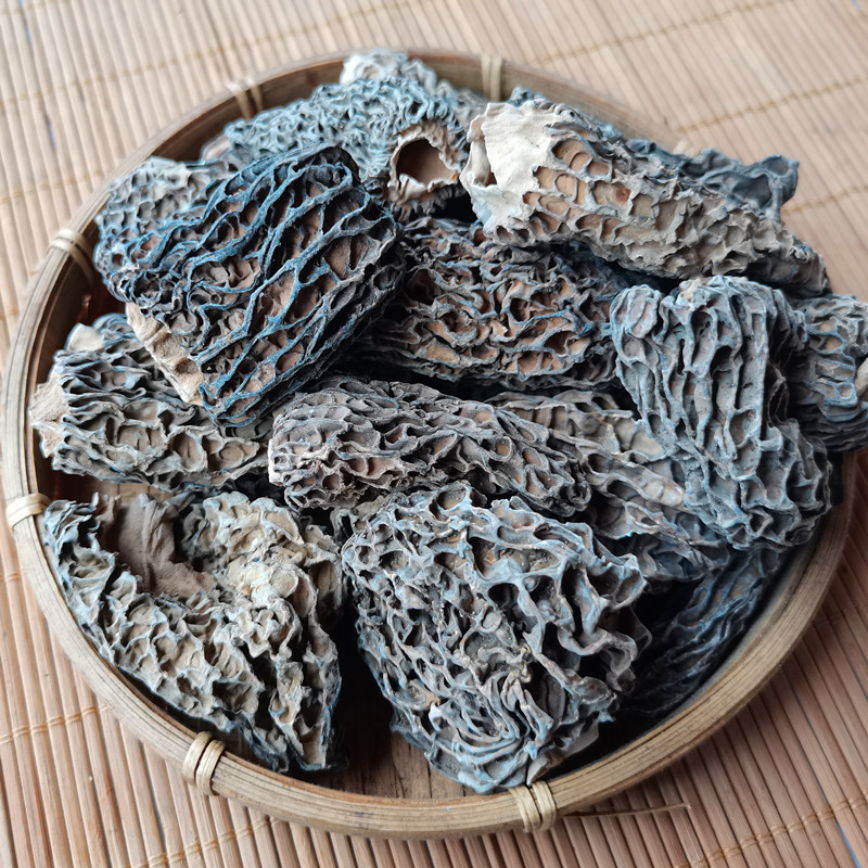 云南土特产蘑菇野生羊肚菌干货