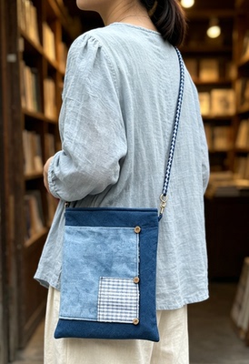 云南扎染手工纯棉女包文艺百搭vintage复古风women bag斜挎单肩包
