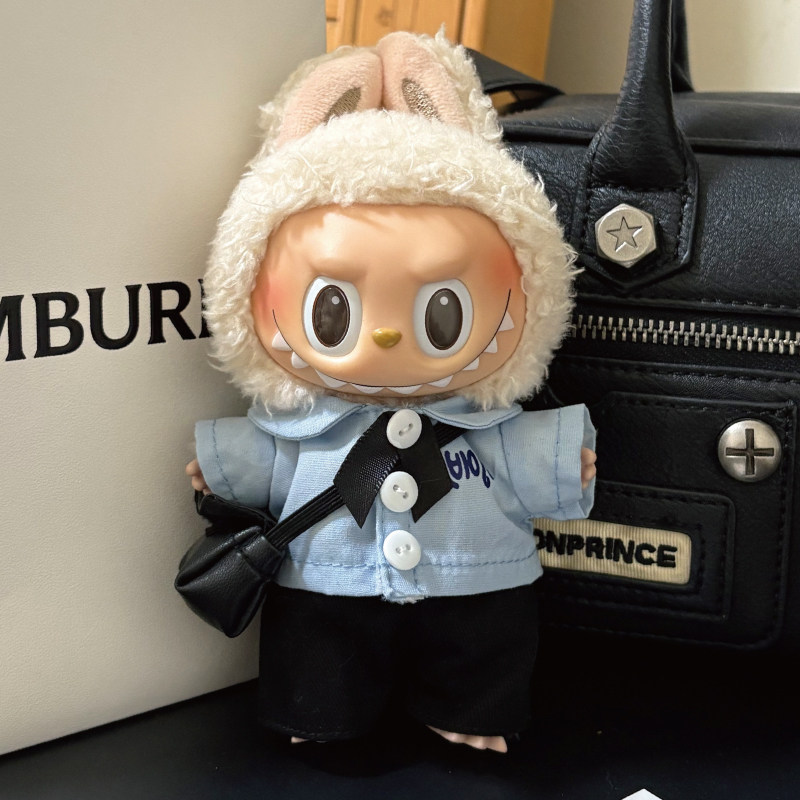 泰德兰刺绣学生labubu套装娃衣