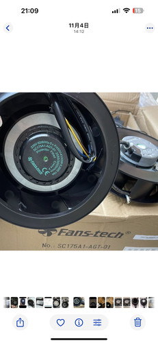 全新fans-tech SC175A1-AGT-01 175*62 220V净化器变频器散热风扇