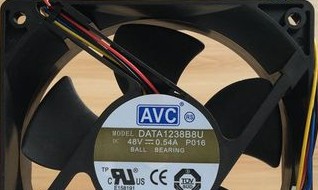 AVC DATA1238B8M/B8H/B8U 48V 12厘米 变频器机箱24V风扇12038