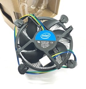 intel 原装盒装CPU散热器G4560 G3930 1151针 CPU风扇 四针线温控