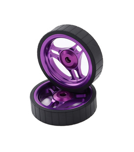 加宽镂空易行轮60mm铝合金配件折叠车伸缩杆拖拽轮小布货架自行车