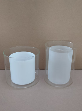 双层玻璃灯罩灯具配件可旺光