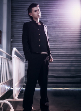 具佳人青禾男高热血高校校服铃兰终极一班男款修身中山装立领外套