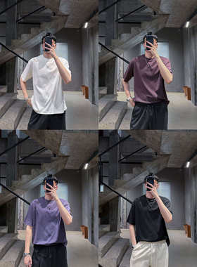 Mr.ye 26 S/S “回响” 黑标 240g莱赛尔天丝字母刺绣短袖t恤