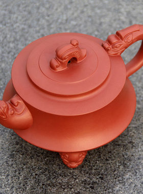 纯手工名家风原矿龙血砂紫沙壶