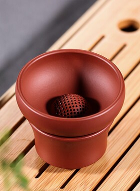 茶漏茶滤精品紫砂球孔过滤网茶叶茶隔泡茶公道杯滤茶功夫茶具配件