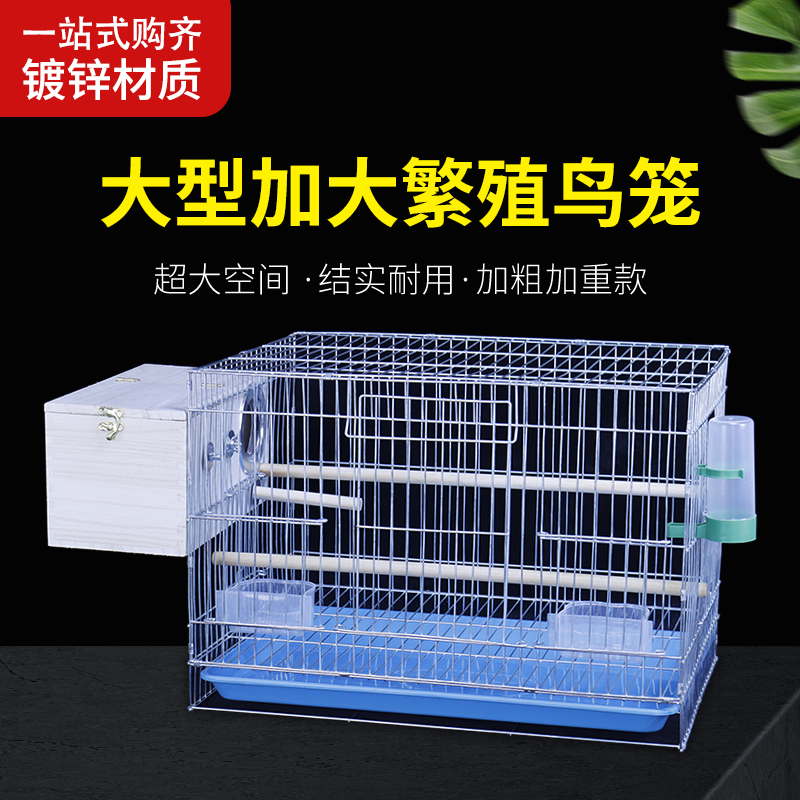 大型加粗加重防生锈鹦鹉繁殖鸟笼