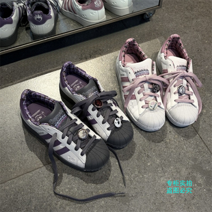 Adidas阿迪达斯三叶草 26年春季情人节款贝壳头板鞋KH8023 KZ7157