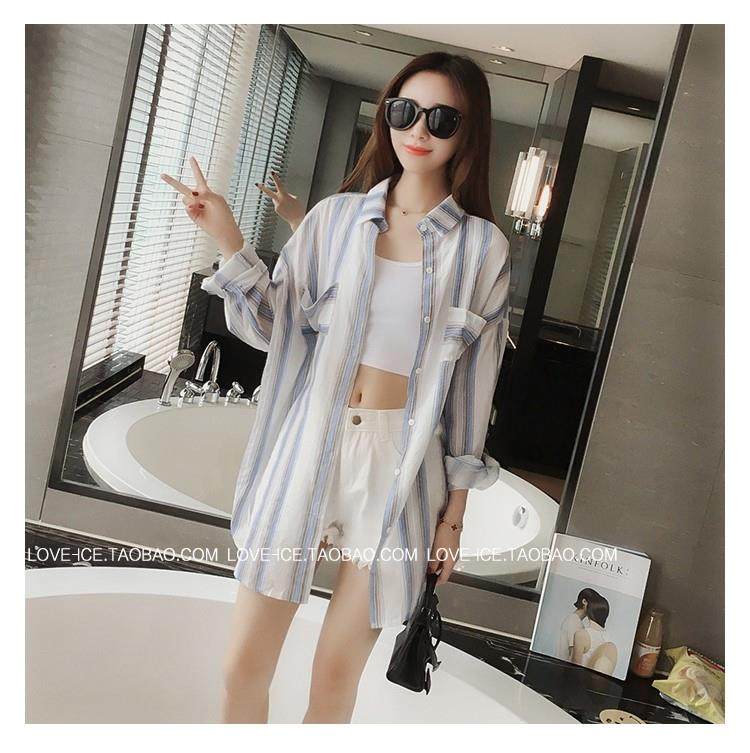 棉麻襯衫女寬松中長款格子開衫外套女薄夏季大碼長袖防曬衣女學。在類目 女裝/女士精品, 襯衫中 - 來自Buy2taobao.com提供專業的淘寶代購服務