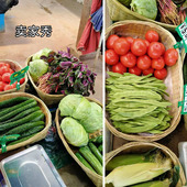 竹编制品农家编织方形篮筐菜子篓超市摆设竹篮环保收纳篮