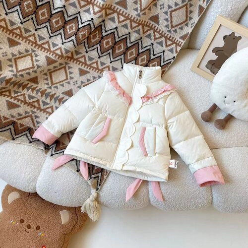 DW237208冬季新款羽绒服新国标90白鸭绒宝宝外套女宝