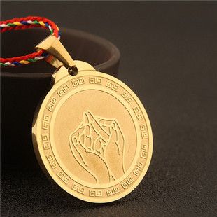 结缘地藏王菩萨灭定业真言吊坠挂件大随求陀罗尼项链男女款保平安