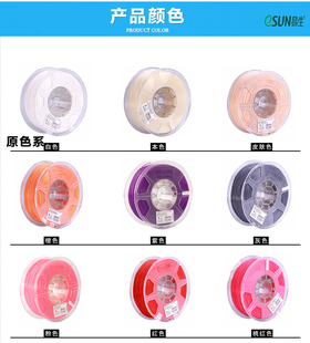 PLA 1.75mm 包邮 esun 五卷特价 3D打印耗材 1公斤 易生 3.0mm