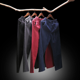 20241-2^棉麻裤子男风休闲秋季长裤宽松中式大码松紧腰唐装裤，男装民族服装，钱塘777(原3023)