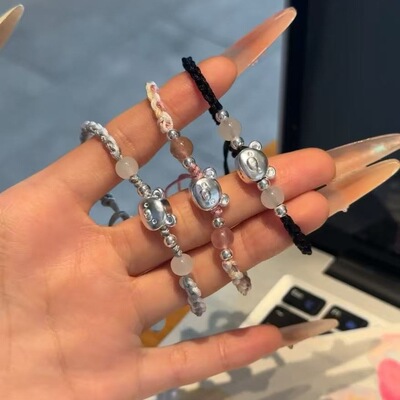 轻松熊手链手工编织手绳