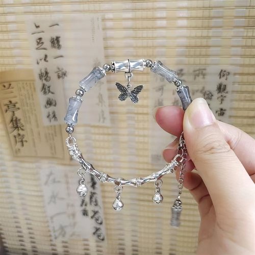 新中式蝴蝶串珠手链ins小众