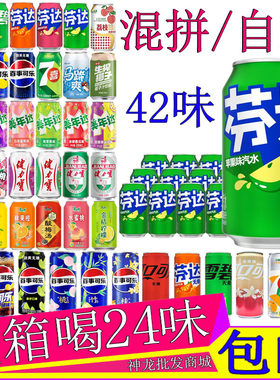 芬达苹果味碳酸饮料330ml*24罐装