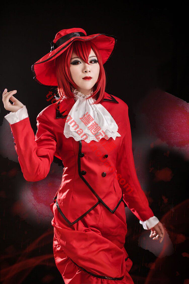 黑执事 红夫人 安洁莉娜 日常装 cosplay 承接各种动漫服装定制