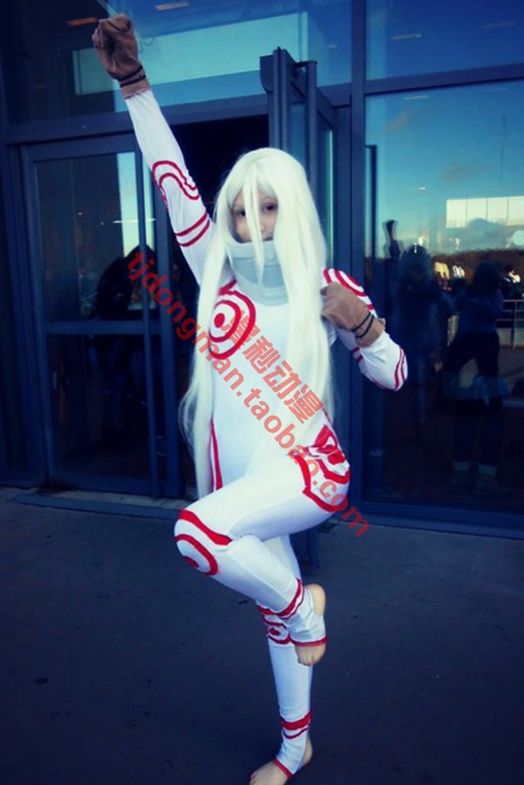 亡灵幻境(死囚乐园)小白 cosplay定做承接各种动漫服装假发定制