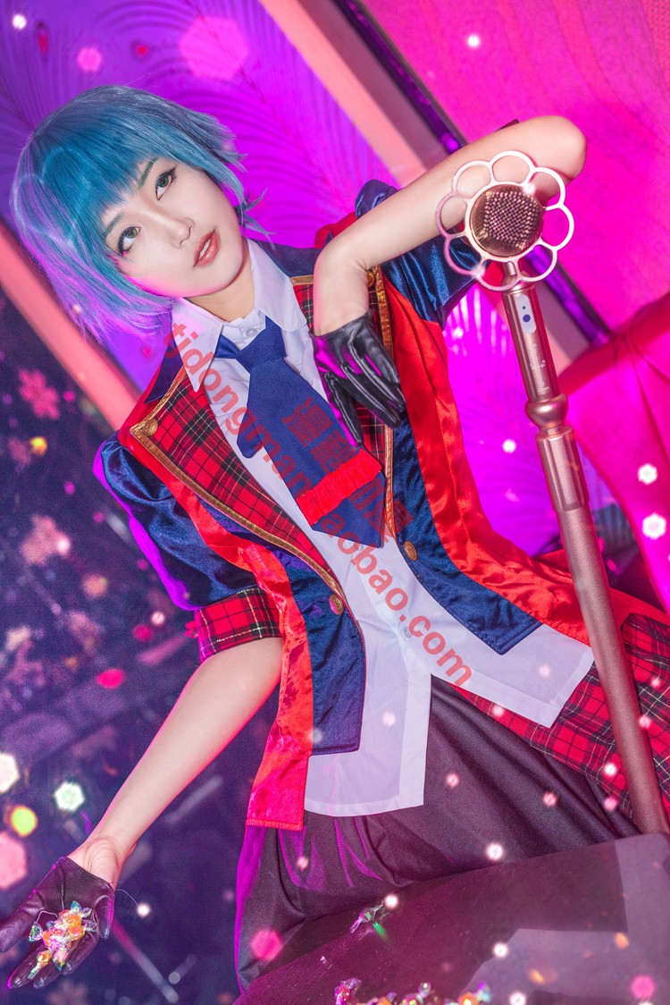 AKB0048宫泽佐江红黑打歌服 cosplay定做承接动漫服装假发定制-封面