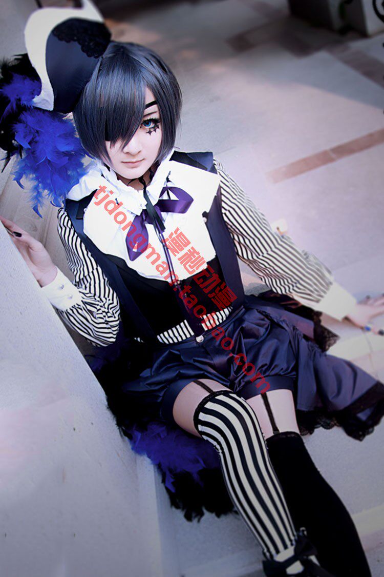 黑执事 夏尔 凡多姆海威 马戏团装 cosplay 承接各种动漫服装定制