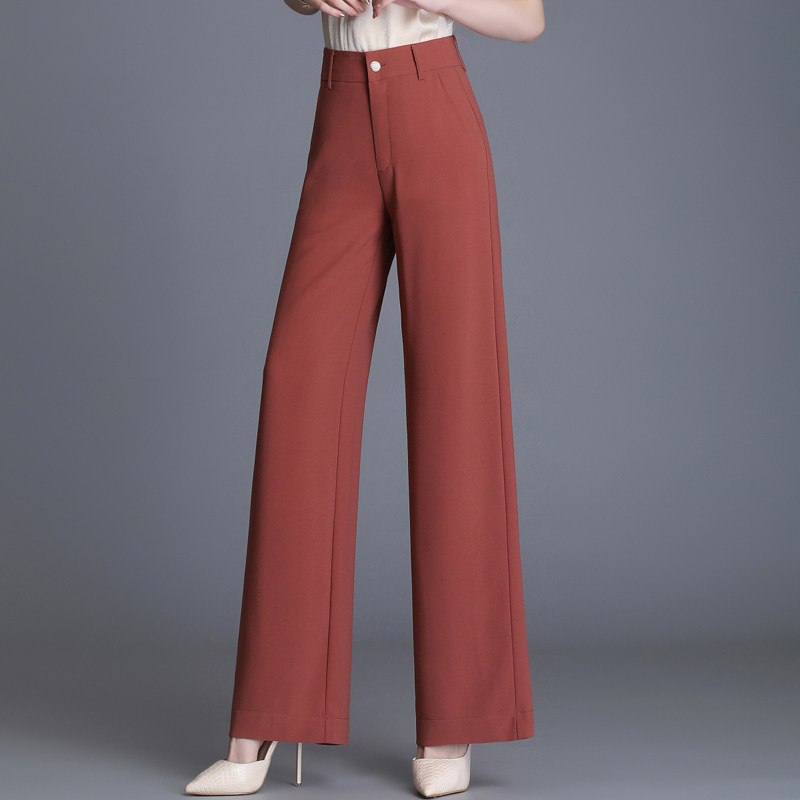 雪纺双层纱垂顺不打皱阔腿裤高腰显腿长白色透气甩裤女直筒西裤,女装/女士精品,西装裤/正装裤,淘宝优惠券,粉丝福利购,淘宝优惠卷