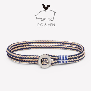 手绳男手绳女沙滩双圈肖战同款 hen手绳编织手链潮情侣款 pig 正品